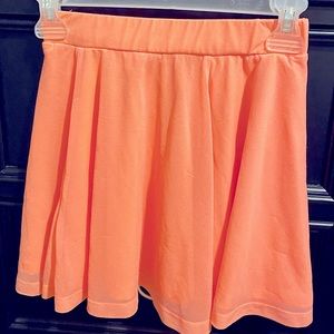 H&M Salmon Skater Skirt
